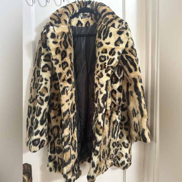 Nasty Gal Collection Leopard Print Faux Fur Coat - Picture 2 of 4